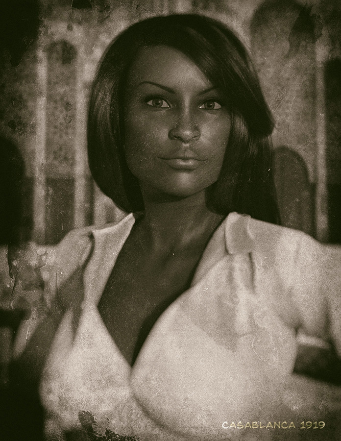 Image of a person in Casablanca